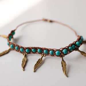 Blue Turquoise Anklet